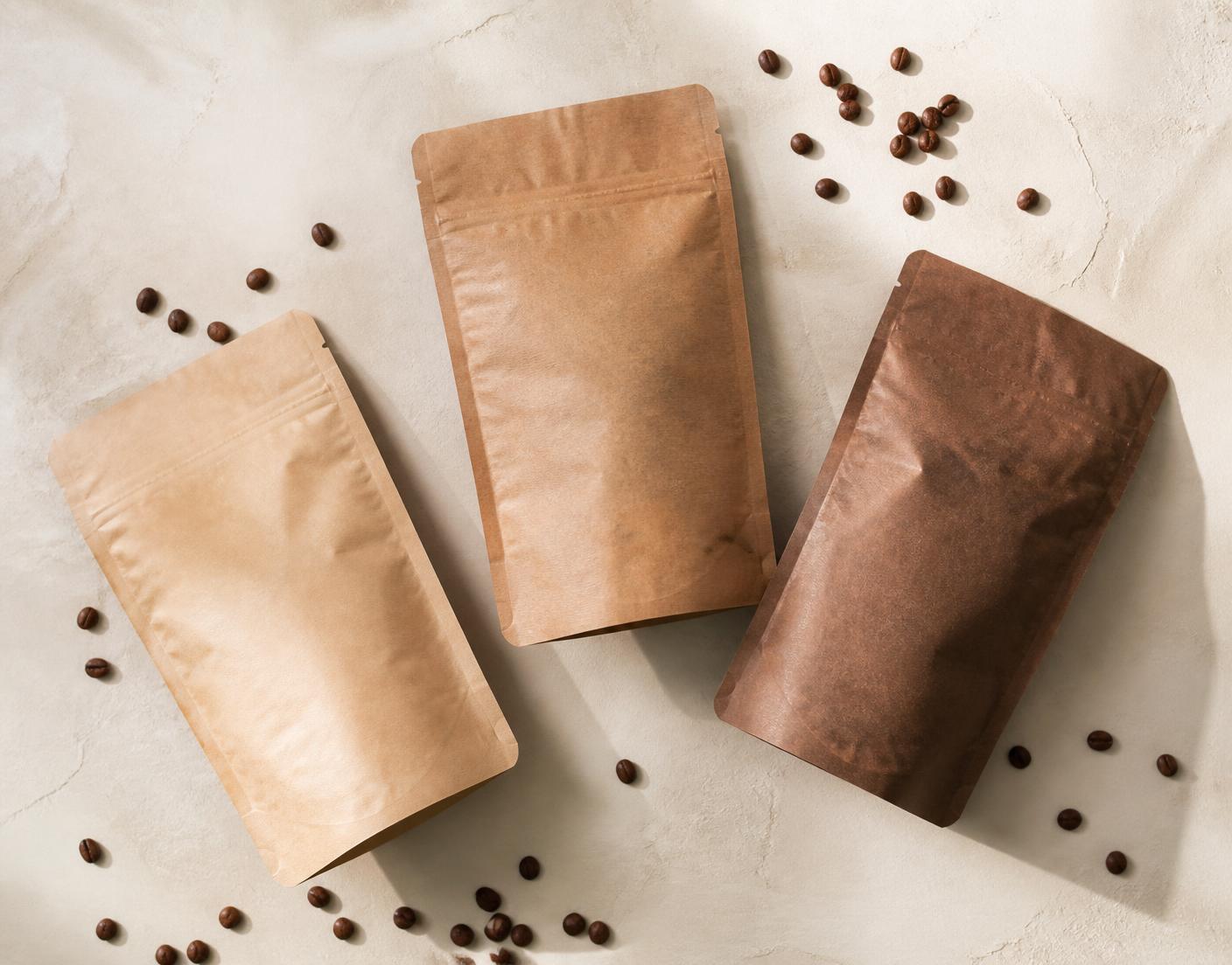 A selection of Hearth and Hollow coffee bags